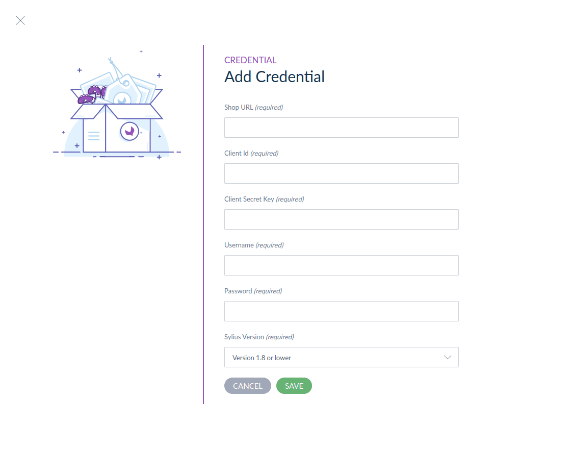 gallery picture : Webkul - Akeneo sylius connector - Create Credentials- 02.png