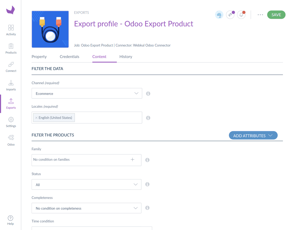 gallery picture : webkul-odoo-akeneo-connector-filter-export-data-8_0.png